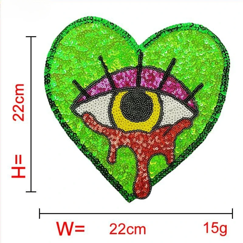 Патчи с блестками и аппликацией для глаз в форме сердца