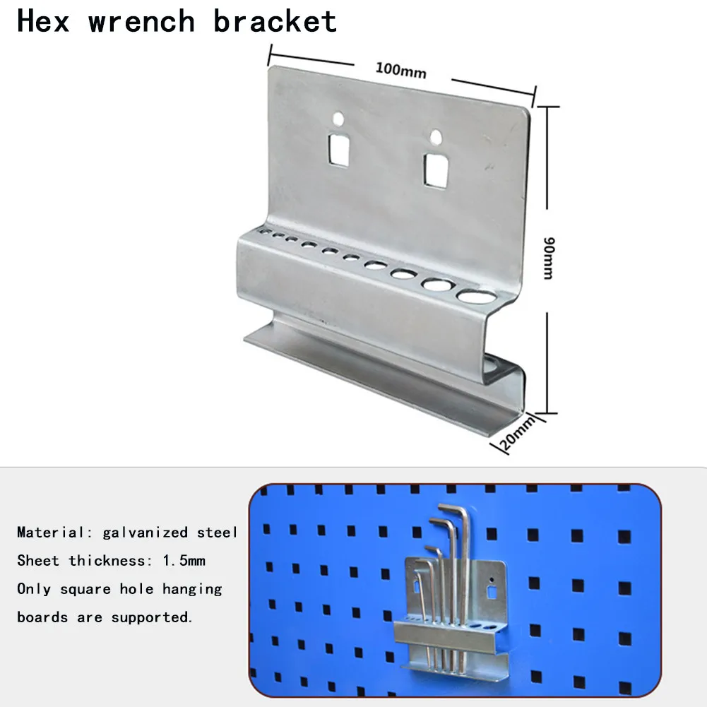 

Box Storage Rack Galvanized Hanging Hook Plate Screwdriver Storage Rack