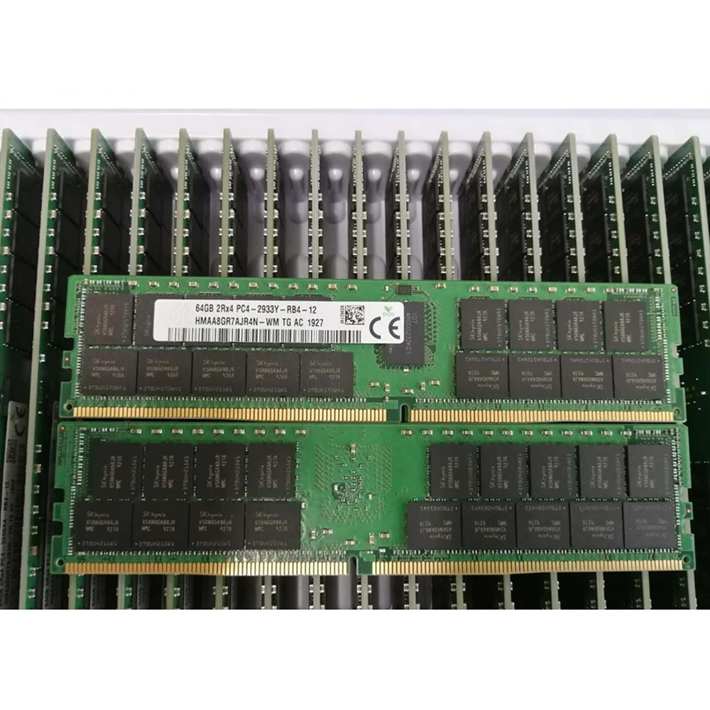 

1 PCS For SK Hynix RAM 64G 64GB 2RX4 DDR4 PC4-2933Mhz ECC REG HMAA8GR7AJR4N-WM Server Memory High Quality Fast Ship