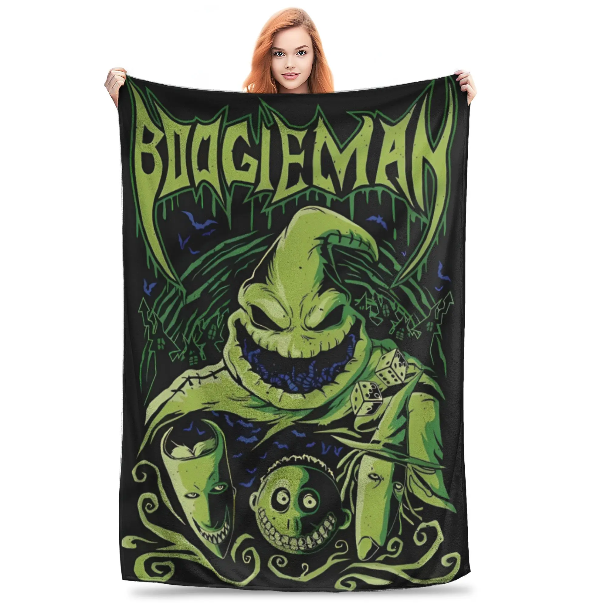 Одеяло Oogie Boogie The Nightmare Before Christmas фланелевое легкое одеяло с рисунком Boogieman тонкое