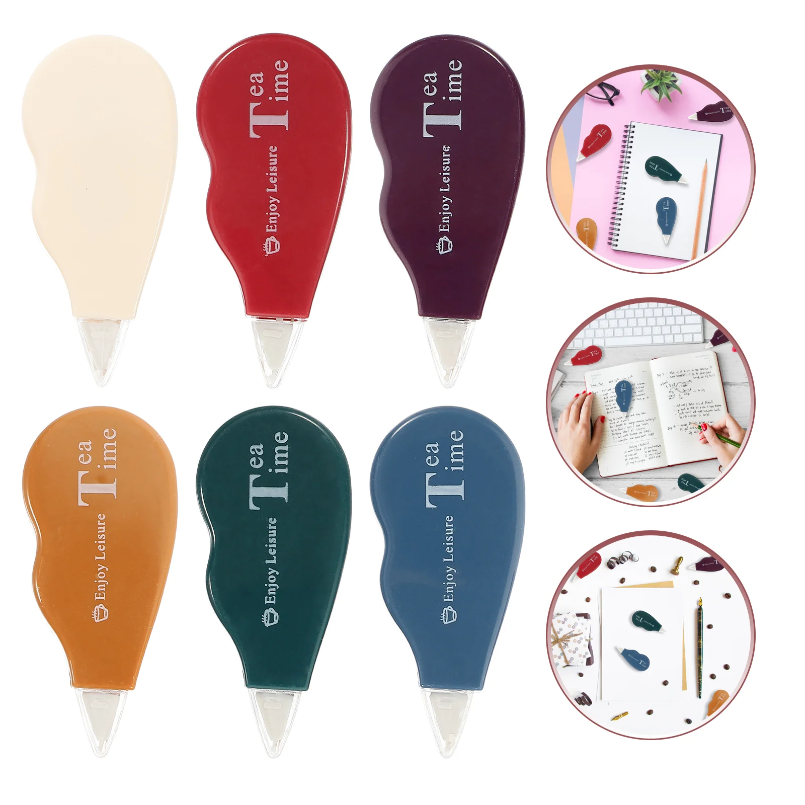 

White Out Pen Correction Tape Corrector Writing Portable Students Modifying White-out Studying Small Eraser Tapes