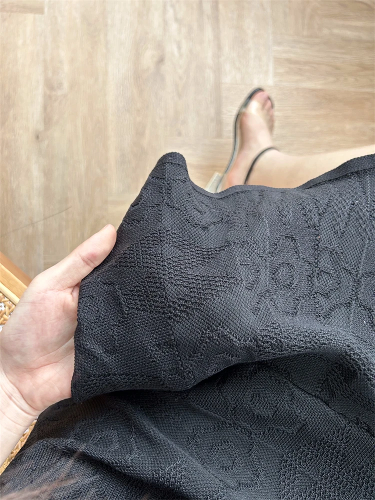 Женский комплект с платьем элегантный черный топ со встроенным тоном M в