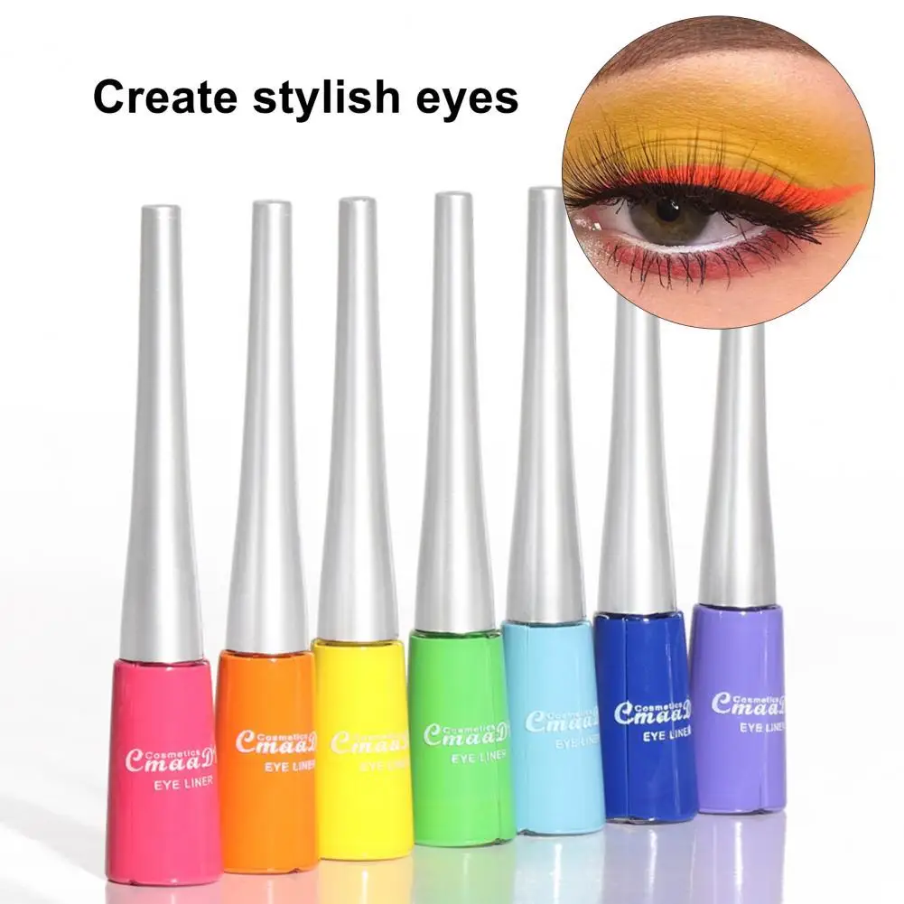 

CmaaDu 6g 14Pcs/Box Eye Liner Long-lasting Popular Smooth Soft Bristles Multicolor Matte Eyeliner Set for Women Matte Beauty