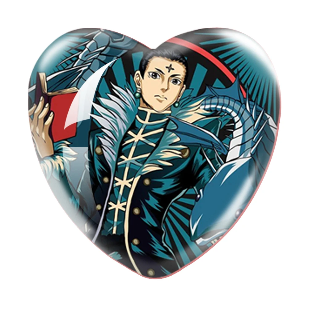 Японское аниме Hunterxhunter 12 шт./комплект 16 мм-40 мм Сердце фото стекло кабошон