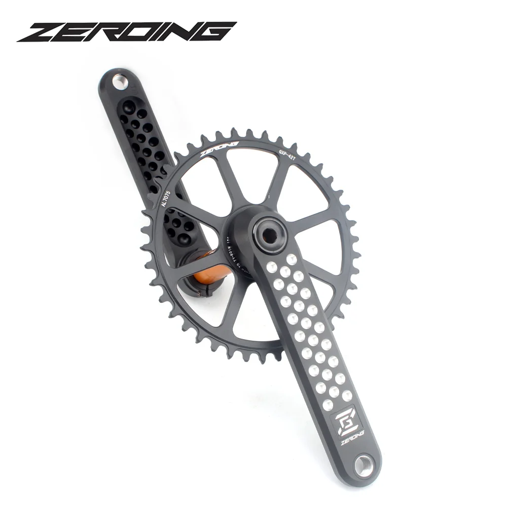 ZEROING шатун для дорожного велосипеда 9/10/11/12 Скорость 7075 вал CNC 175 мм Сверхлегкий