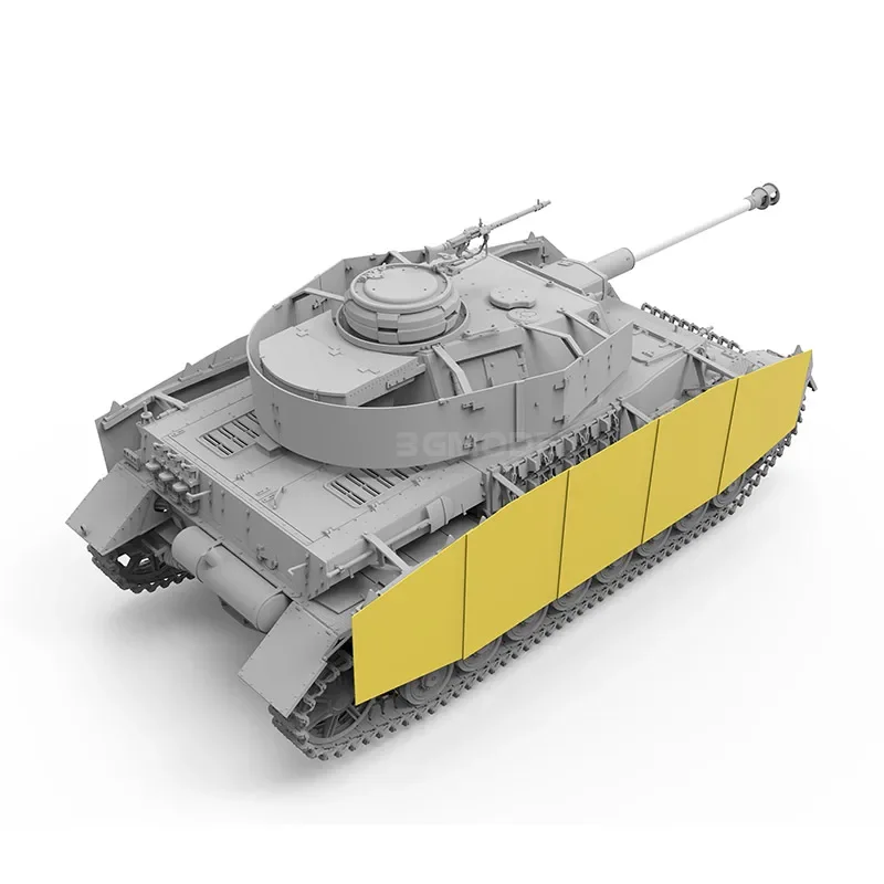 Бортовая модель Сборная в масштабе ранней Pz.Kpfw.IV Ausf.J Eaely/ Mid &amp Rail Way планшет Ommr