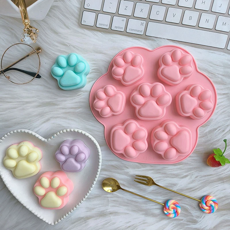 1 шт. силиконовые формы для кошачьих лап элегантная форма шоколадного печенья