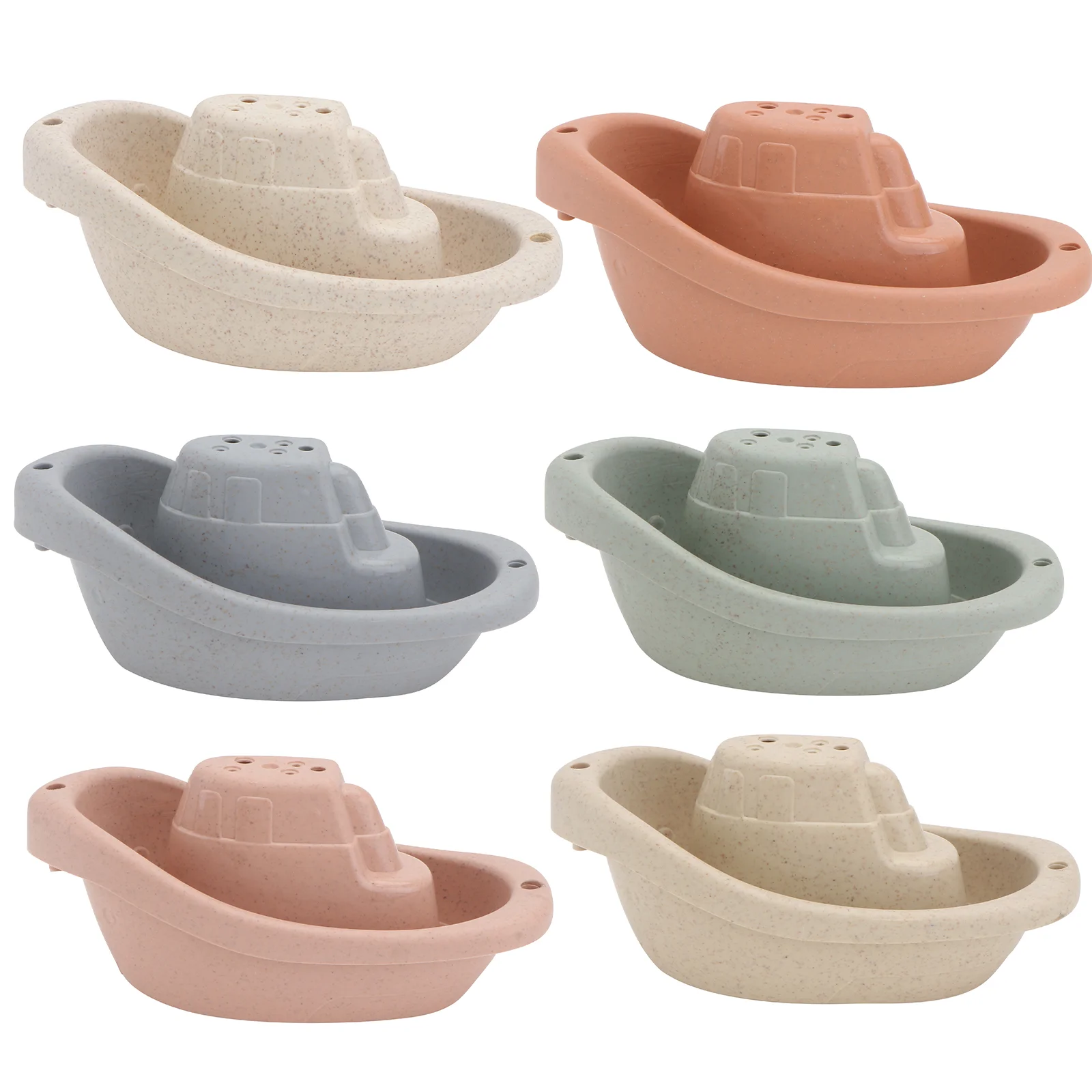 

6pcs Toys For Kidss Cartoon Baby Bathing Water Playing Toys