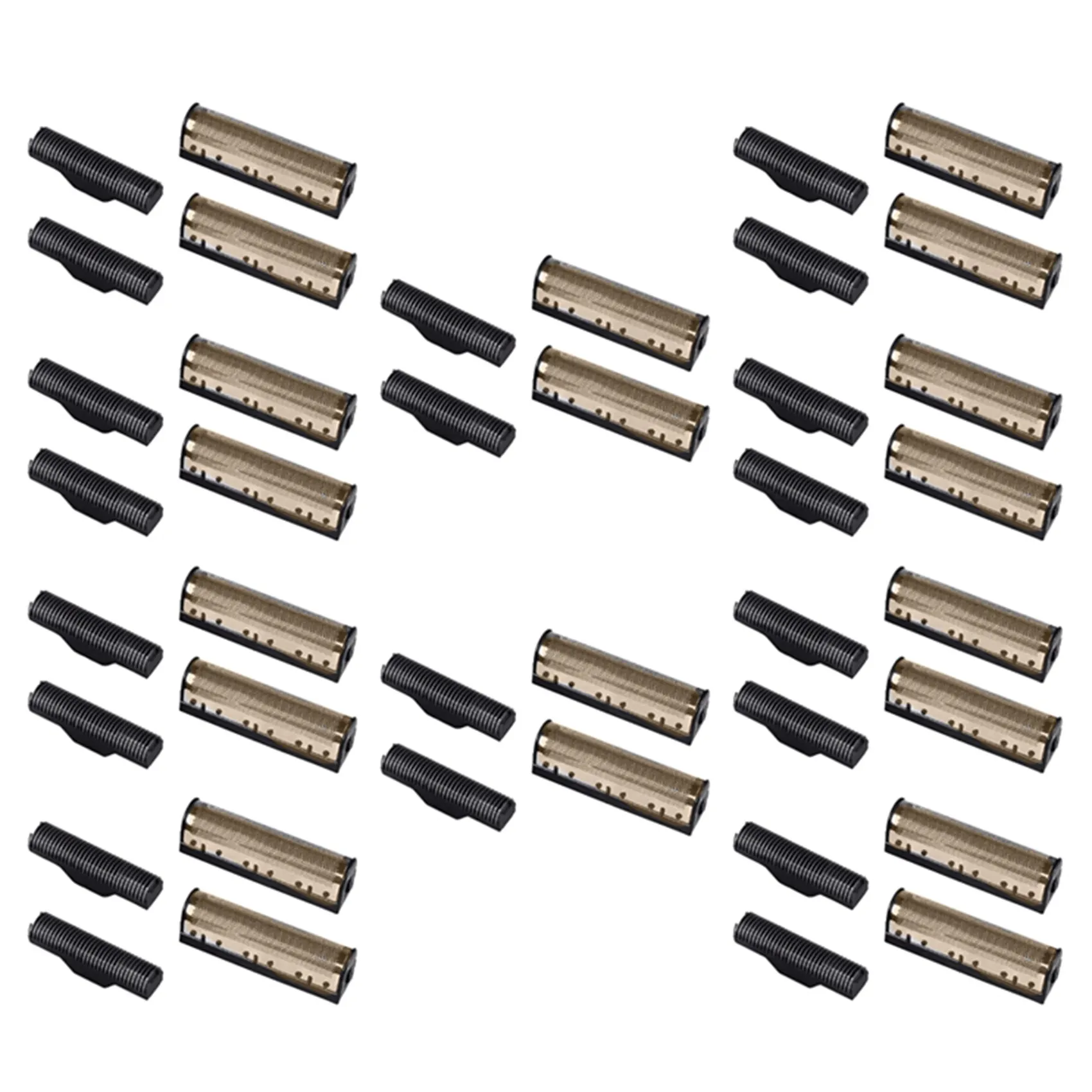 

10Set Clipper Blade for Kemei Km-1102 Clipper Electric Shaver Parts Net Gold