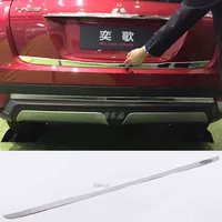 Tailgate Rear Door Bottom Cover Molding Trim Stainless Steel Back Door Trim Car Accessorie For Eclipse Cross2018 2019