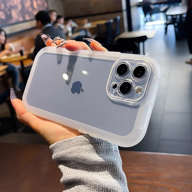ТПУ утолщенный Прозрачный Силиконовый противоударный чехол для iPhone 15 14 13 12 11 Pro Max