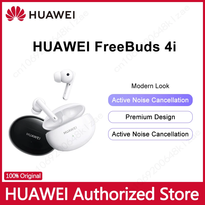 Оригинальные беспроводные наушники Huawei Freebuds 4i с динамическим блоком ANC, беспроводная гарнитура Bluetooth 5,2 с активным шумоподавлением