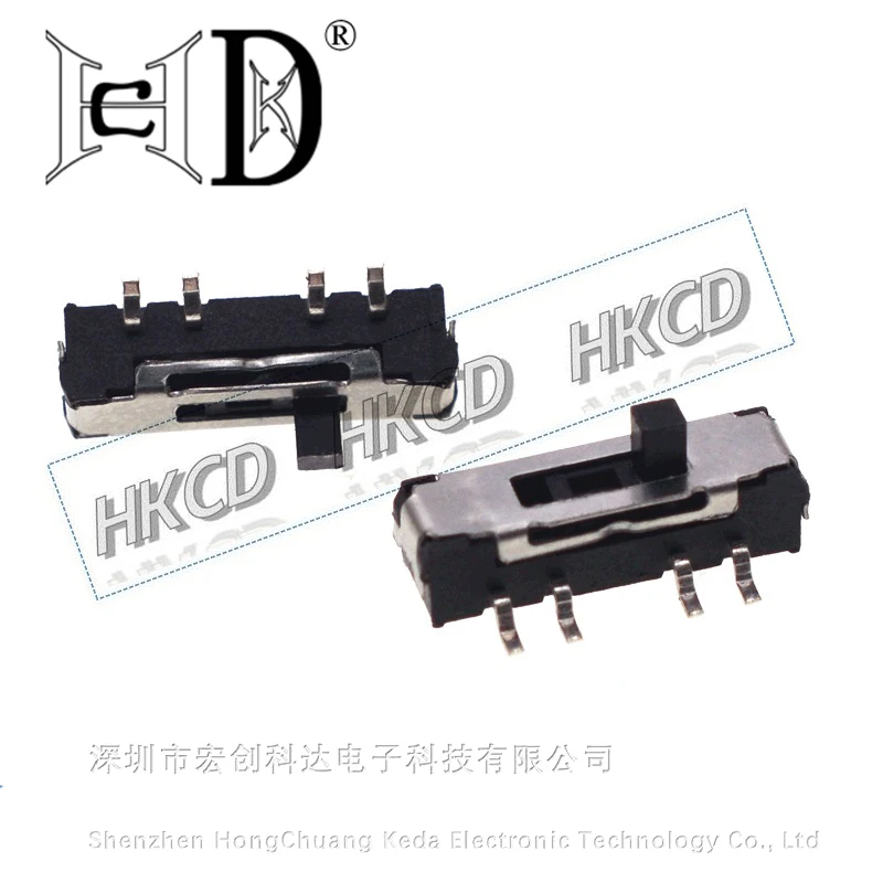 10 шт./лот SMD тумблер 8-контактный 3-скоростной MSS23D19 длина ручки 2 мм 2P3T 8-контактный скользящий переключатель 100% новый оригинальный в наличии