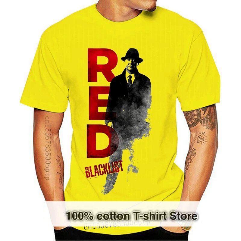 

2019 забавная Мужская футболка, новинка, футболка, черный список, красная фотография