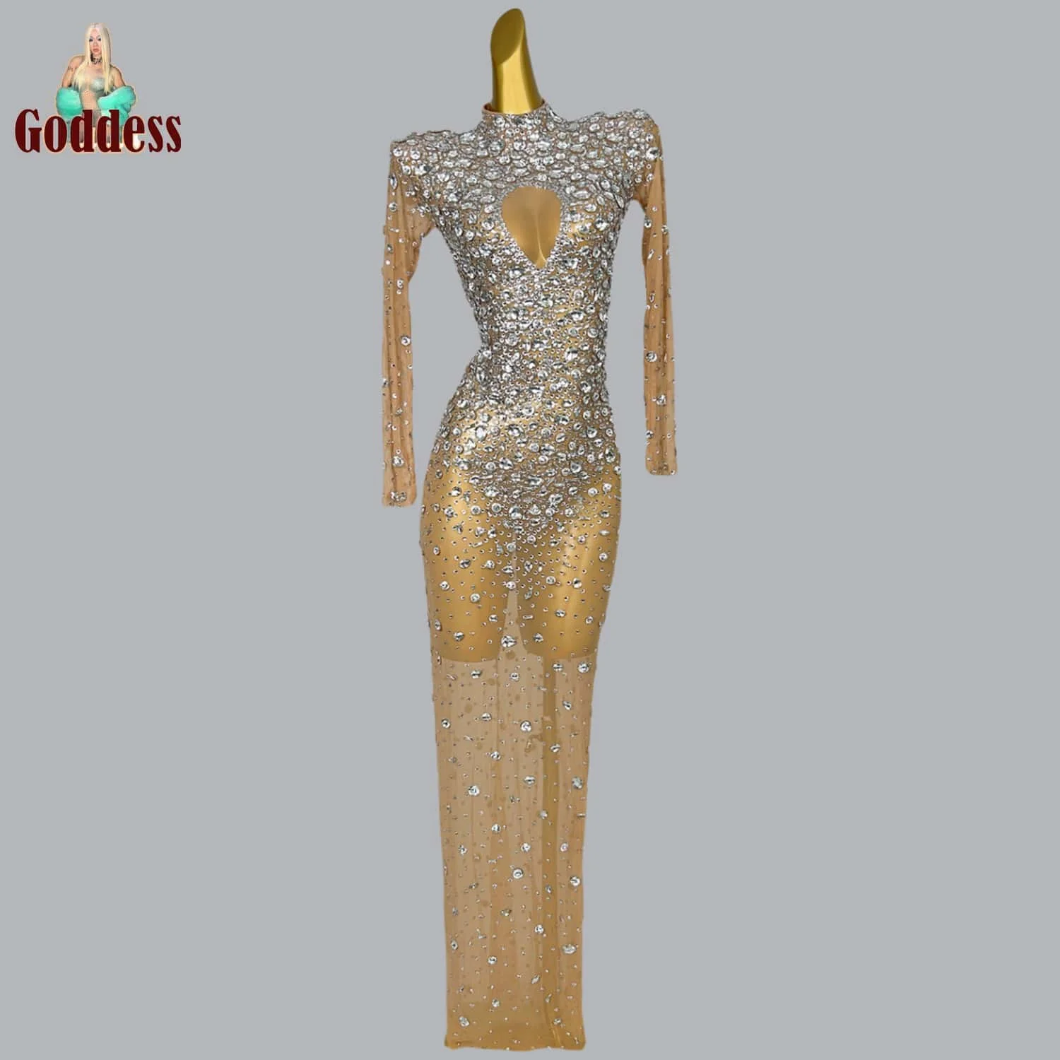 świecąca studniówka z kryształkami luksusowa długa sukienka eleganckie kobiety kryształy suknie koktajlowe na korowód urodziny wesele bal