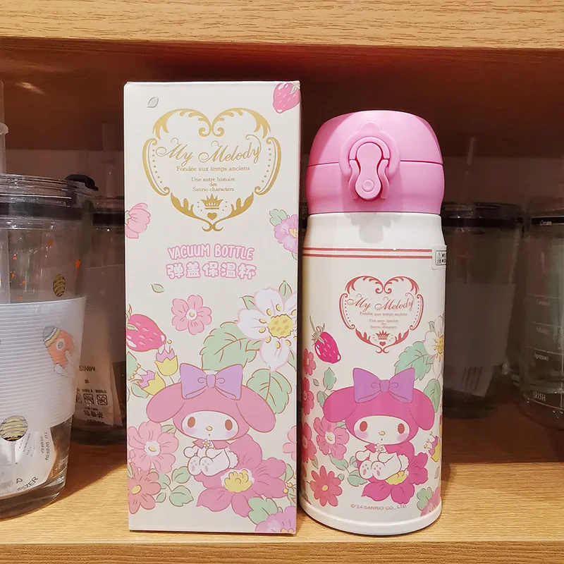 2024 Miniso Новый Выдвижной термос чашка Yuguigou Meileti 320 мл прямая для напитков милая