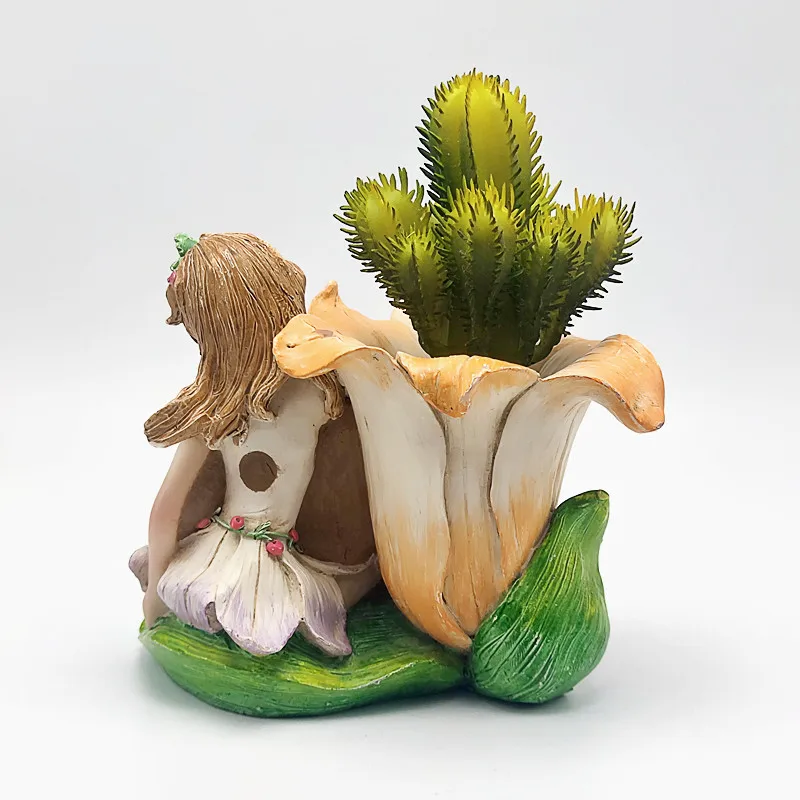 Фото Силиконовая форма в виде цветка, искусственного кактуса, для самостоятельного изготовления, гипсовый Настольный цветочный горшок, инструменты для украшения дома №3