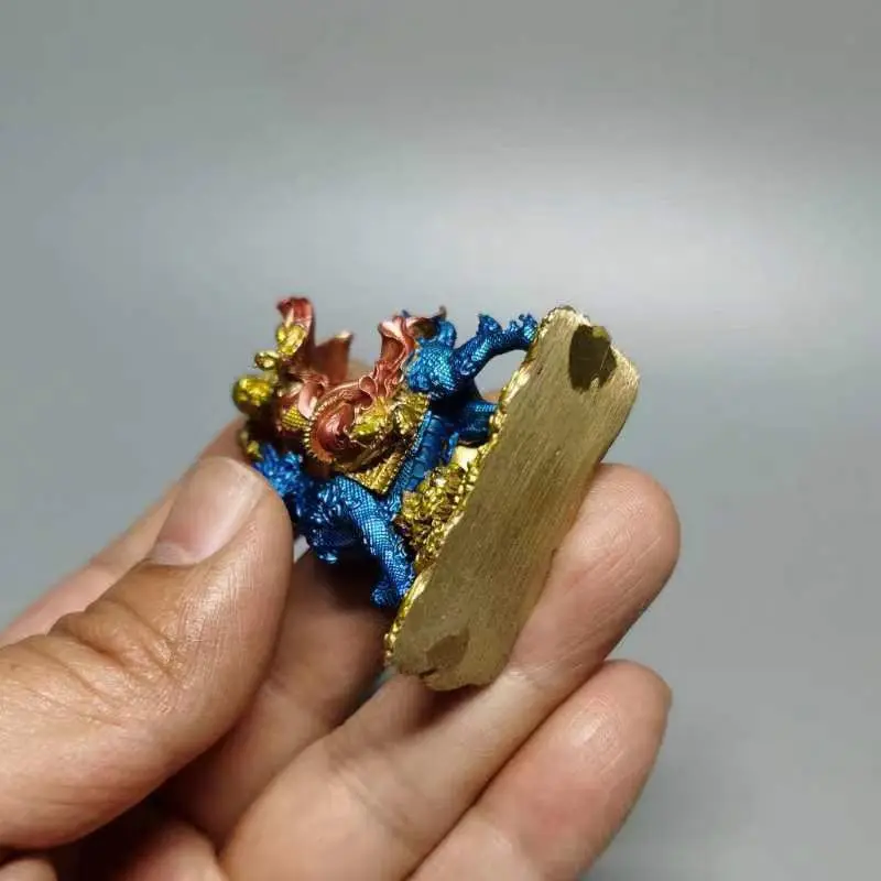 Leizu Puhua Tianzun Jiutian Ying Thunder Puhua Tianzun, однотонная чистая медь, ручная роспись, дом, гостиная, офис (art.: 3920d19fcacaf) - 3920d19fcacaf