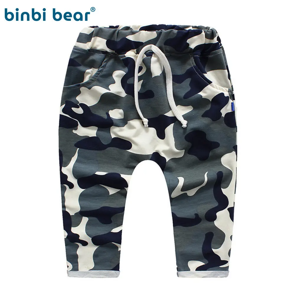 Spring and Autumn 2023 Korean Children's Clothing Camouflage Casual Harem Trousers Boys Camo Girls Baby Kids Toddler Pants Fall