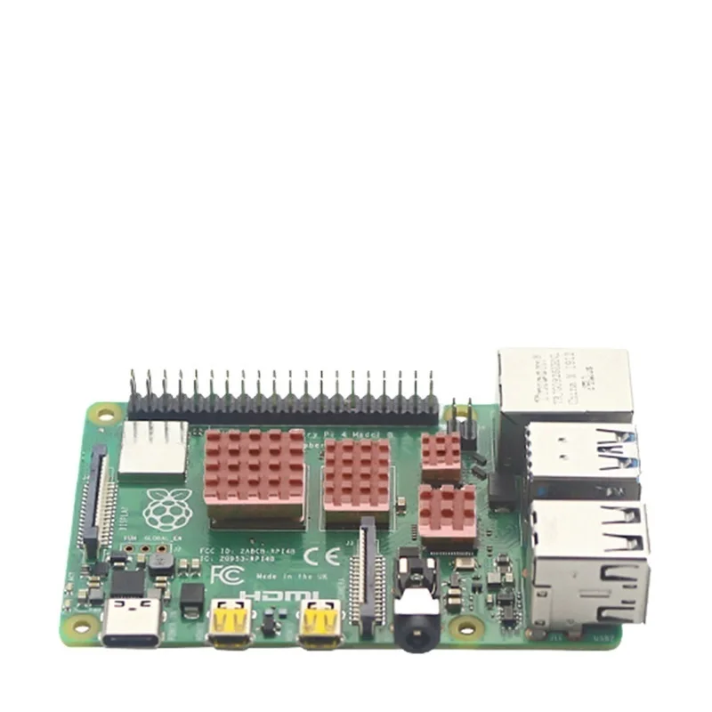 

Металлический медный радиатор, Пассивный Охлаждающий радиатор для Raspberry Pi 4B, 4 шт./компл.