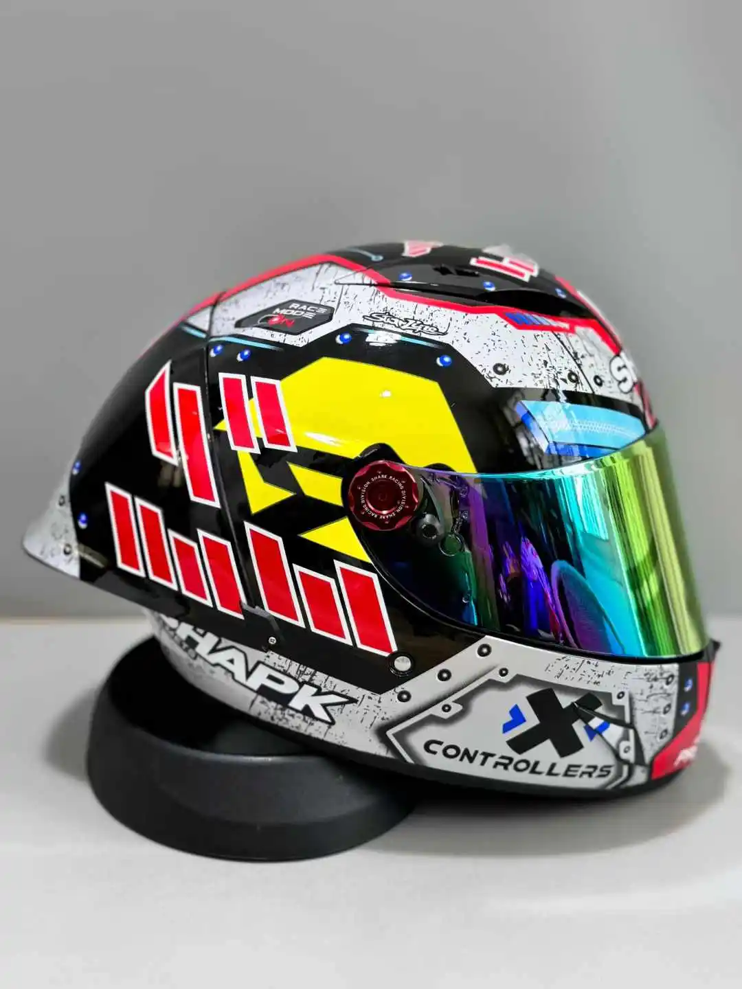 Полнолицевой мотоциклетный шлем Race-R Pro GP зимний тестовый для мотокросса гоночный