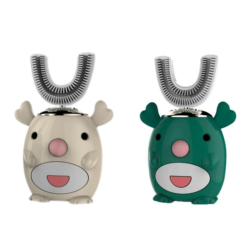 

Rechargeable Electric Toothbrush Automatic 360 Degree Ultrasonic Soft Silicone Electric Children Toothbrush