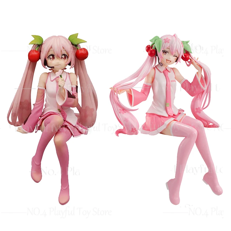 

Hatsune Miku Figures FURYU Noodle Stopper Sakura Miku Wink ver. Season Miku Summer ver, Spring ver. SPM Colorful Stage Genuine