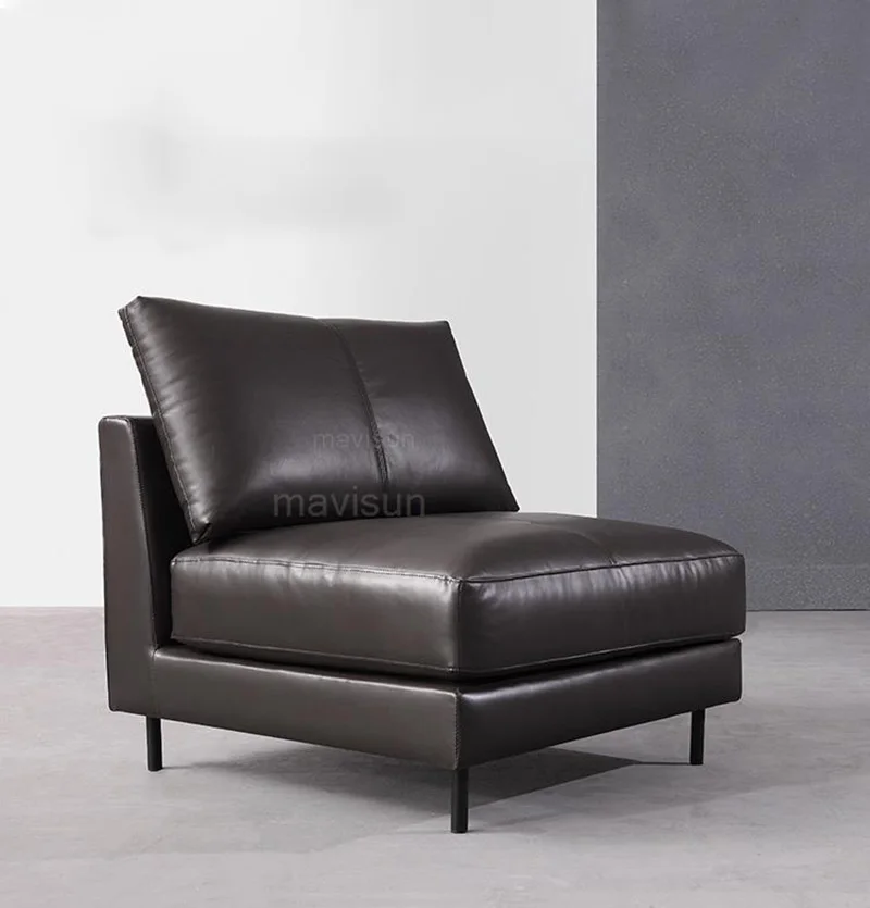 

Modern Minimalist Fashion Sofa Combination Nordic Minimalist Small Apartment Living Room Leather Complete Meuble Salon Furniture