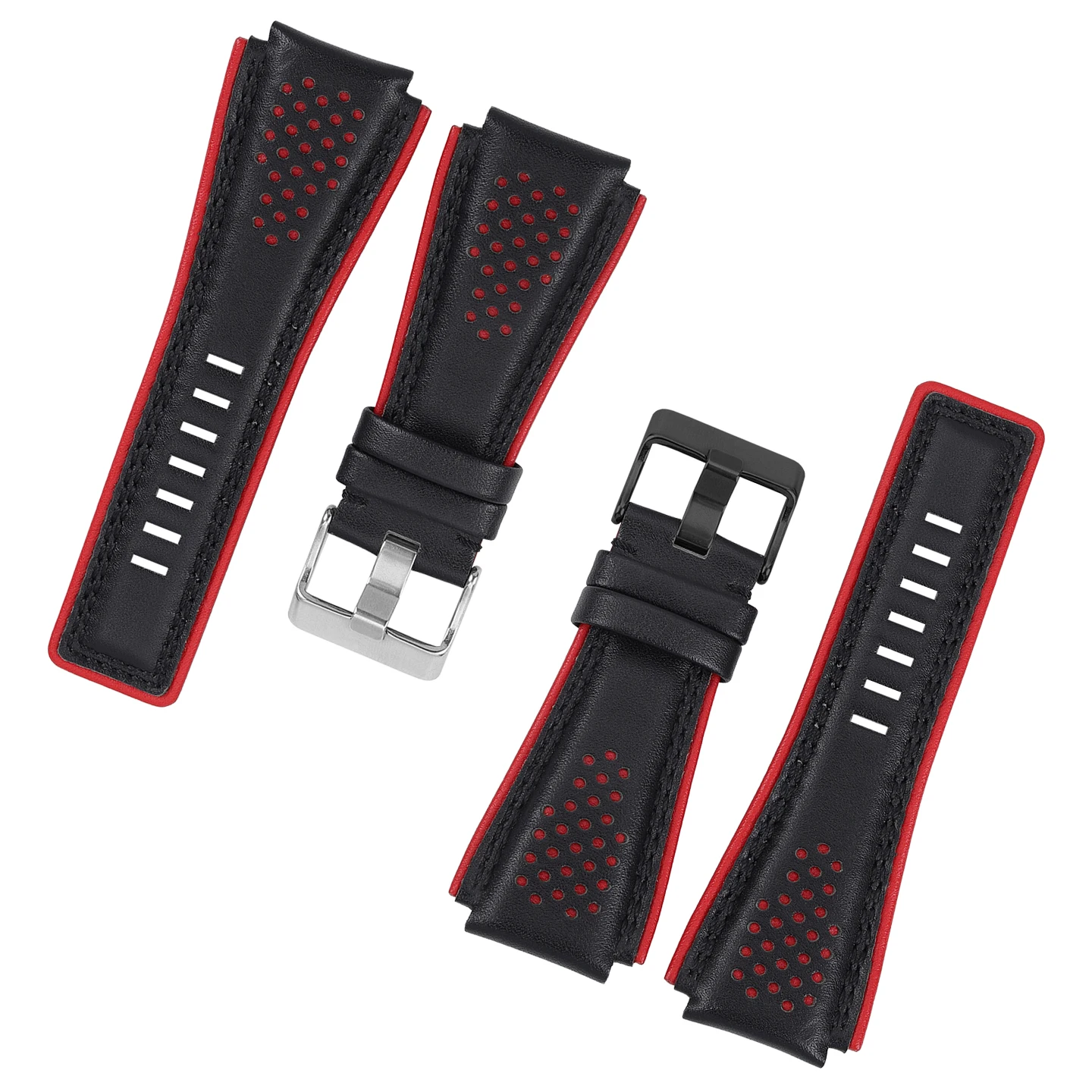 Для Bell & Ross B&R BR-01 BR-03 ремешок высокого качества из натуральной кожи, мужской браслет, браслет 34*24 мм, выпуклый (art.: 3920d45dfd879) - 3920d45dfd879