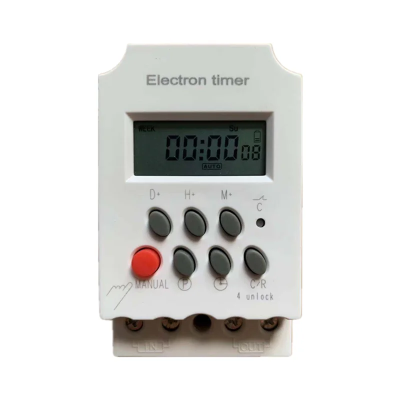 

KG316T-III LCD Screen Programmable Mini Timer Switch Time Control Switch 30A Large Power Current Voltage AC220V
