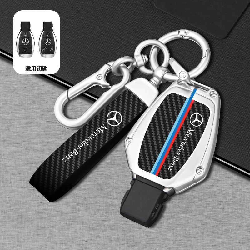 

Подходит для чехла для ключей Mercedes Benz C E A B S Class GLE GLA GLB GLC GLS AMG W176 177 203 204 205 211 212 брелок для ключей