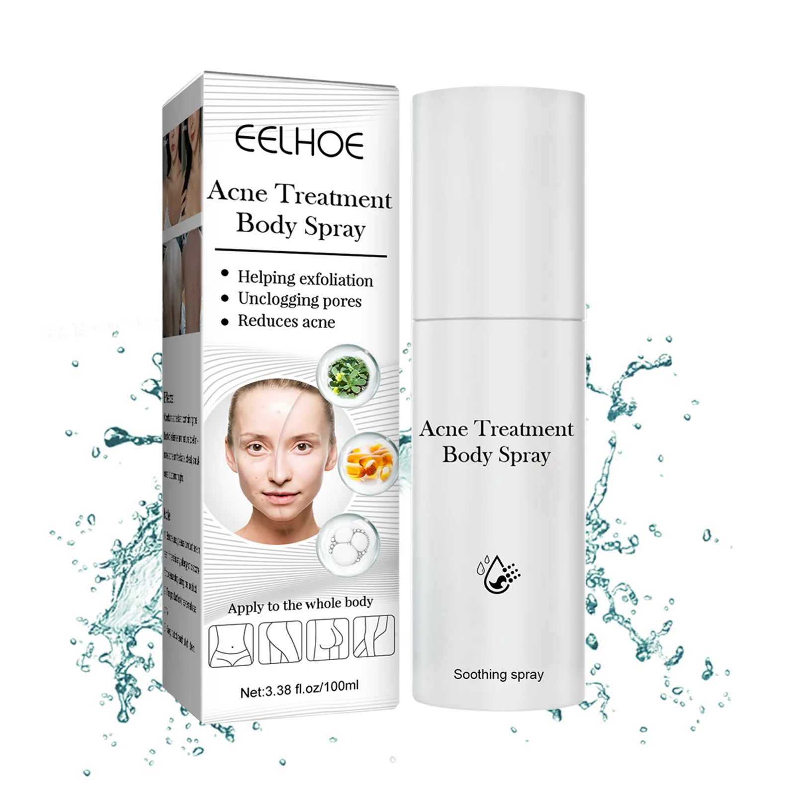 

Facial Spray Dark Spot Corrector Remover For Face Contain Natural Organic Ingredients For Skin To Peace Out Acnes Healing Dots