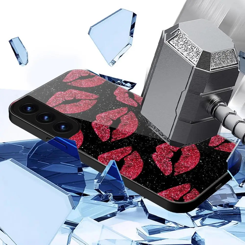 Винтажный чехол для телефона с принтом леопарда и сердечек для Samsung Galaxy A17 16 15 14 13 57 37 27 26 35 53 24 34 с закаленным стеклом. (art.: 3920dccc6032c) - 3920dccc6032c