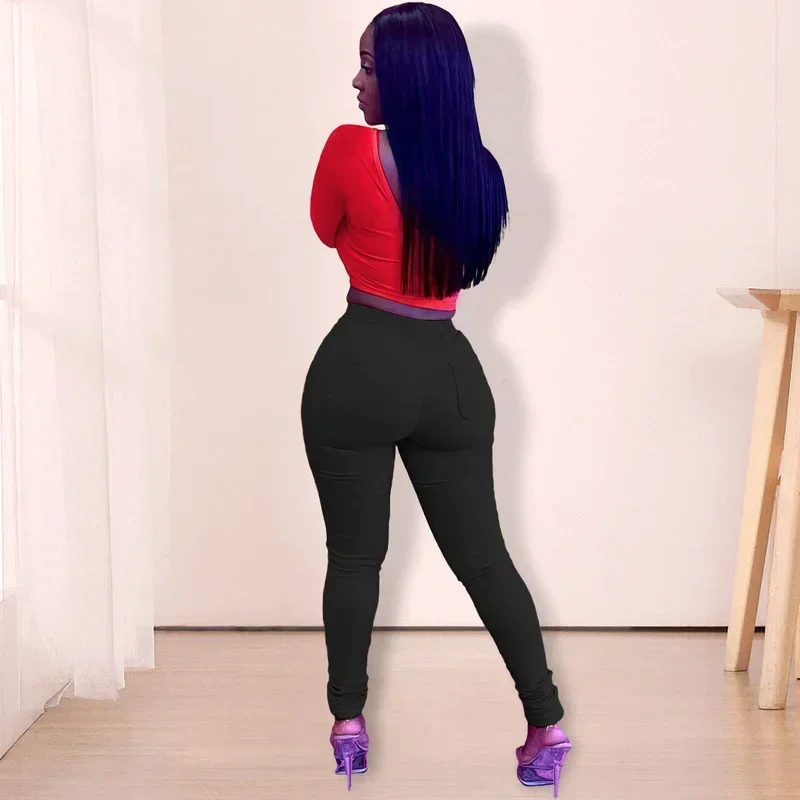 GUWU Фитнес Женский комплект из двух предметов Активный спортивный костюм