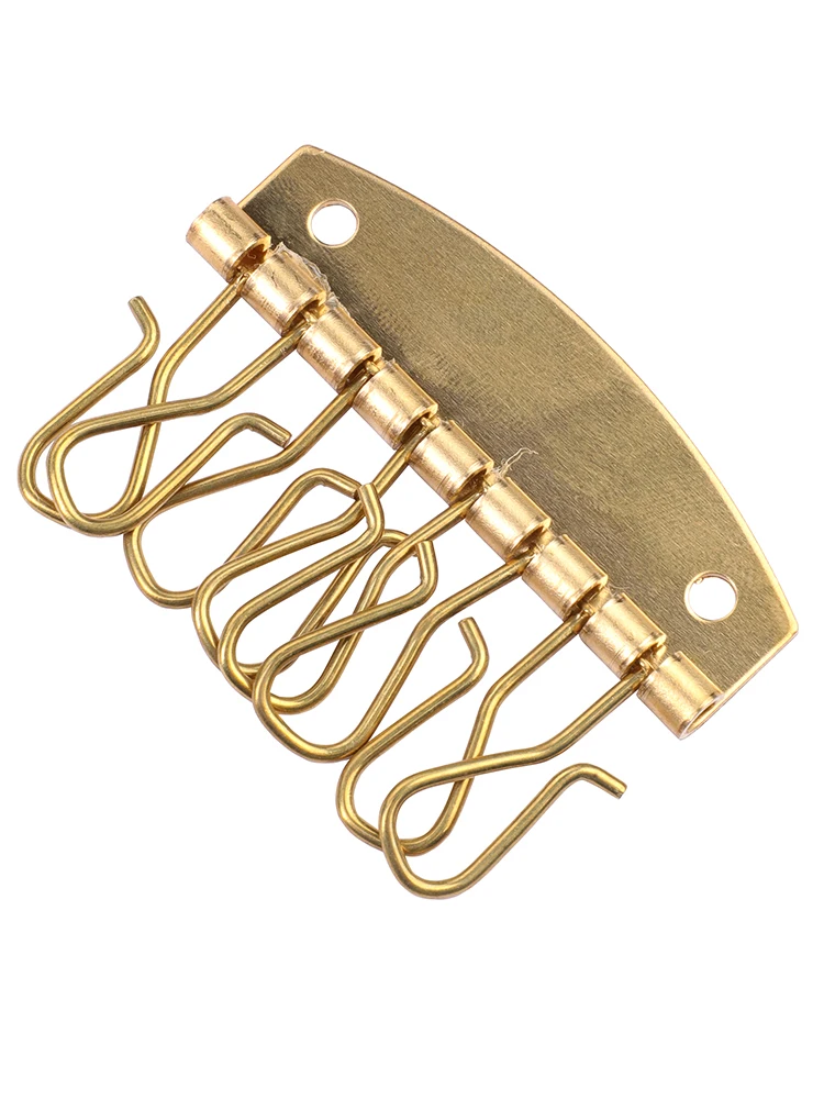 Ряд ключей из чистой меди кожаный чехол для сделай сам аксессуары пряжка Zhu Dan