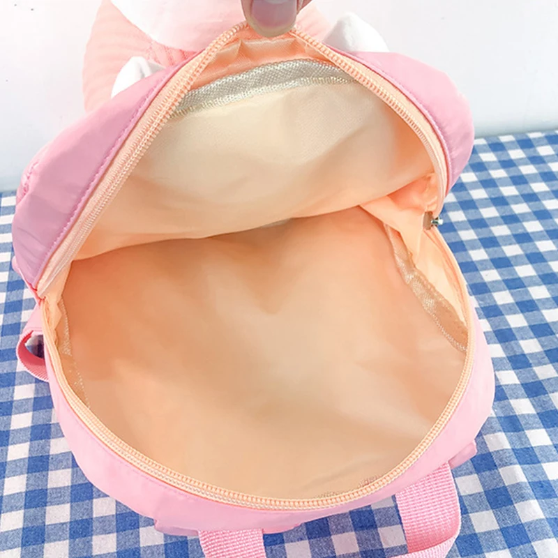 Student Mini Backpack Girls Small Bag Cute Cartoon Children's Backpacks Detachable Plush Bags Kindergarten School Bags for Kids