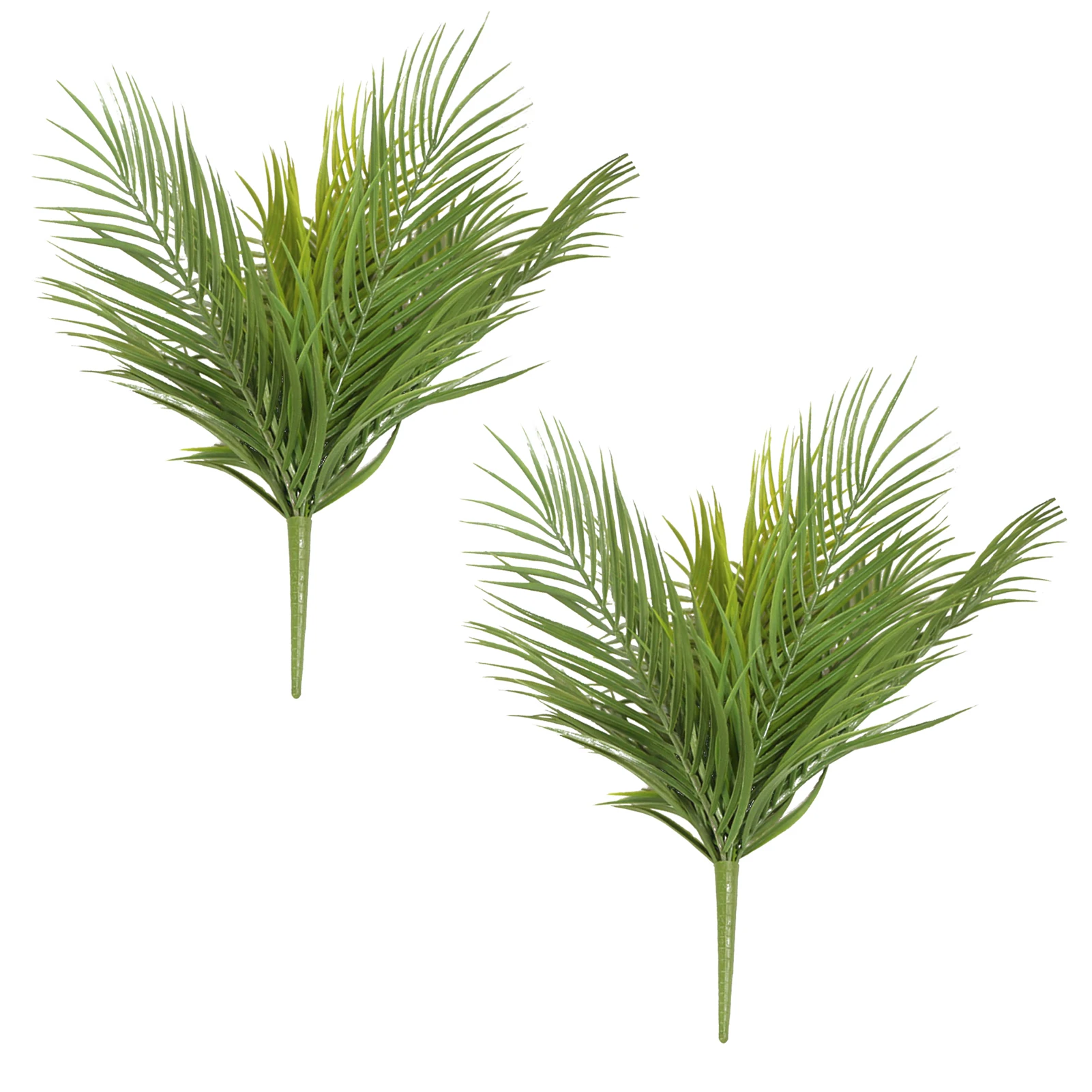 

2pcs Reusable Flowers Arrangement Fake Plants Wedding Decor Greenery Plastic Life Like Large Home Party Artificial Leaves