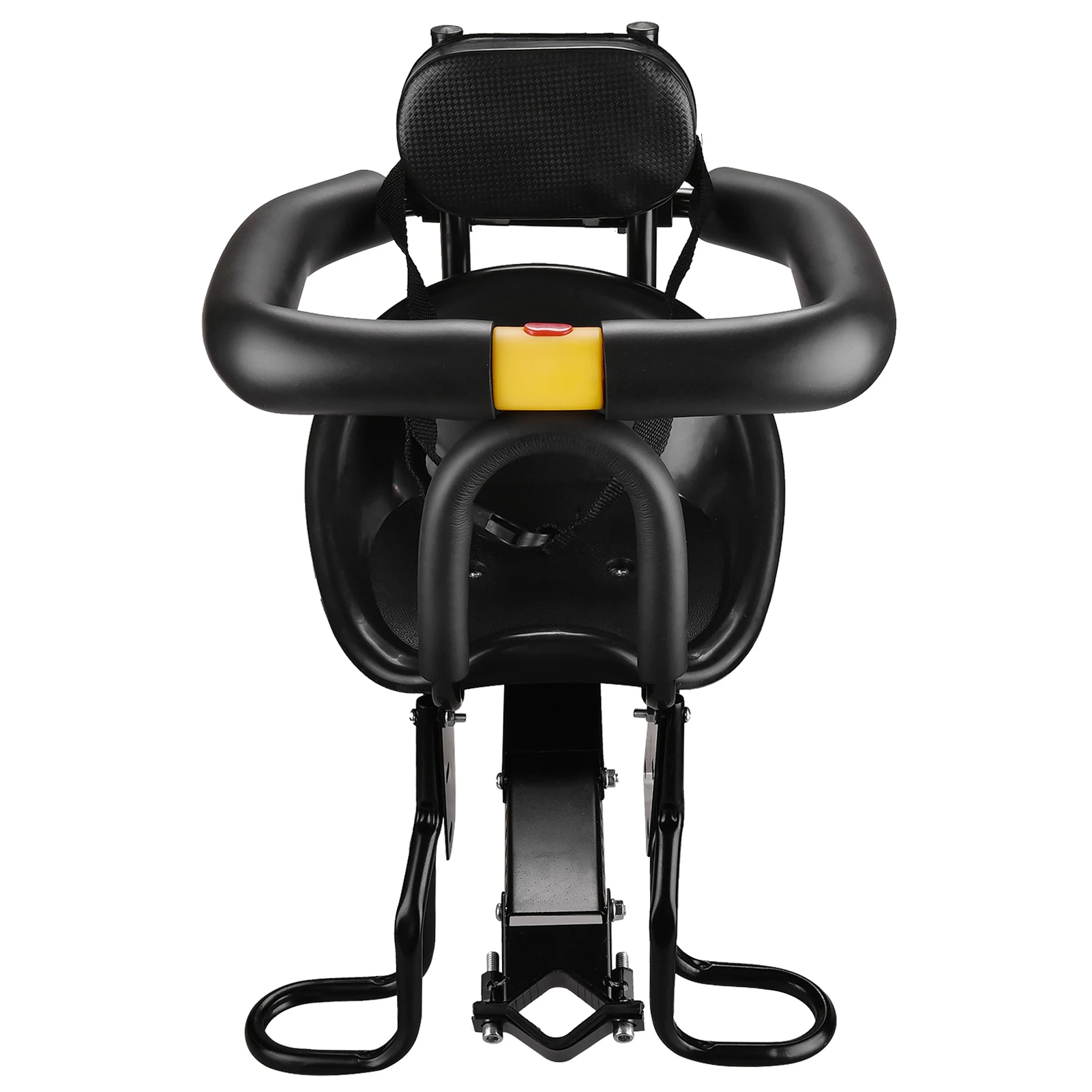 Safety Child Bicycle Seat Bike Front Baby Seat Carrier Kids Saddle with Foot Pedals Support Back Rest  MTB Road Bike Rest Pew