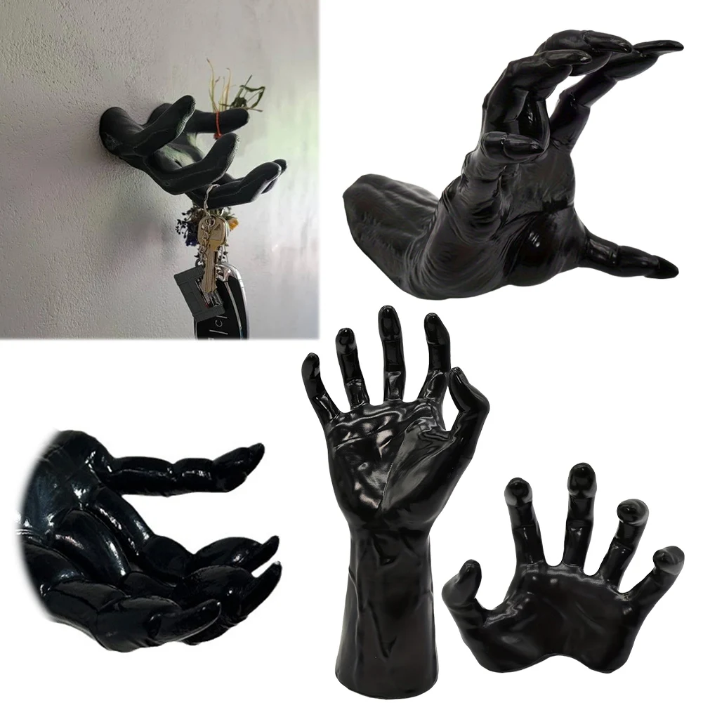 3 шт. Хэллоуин ужас демон рука ПВХ настенная подвесная статуя призрака ручная
