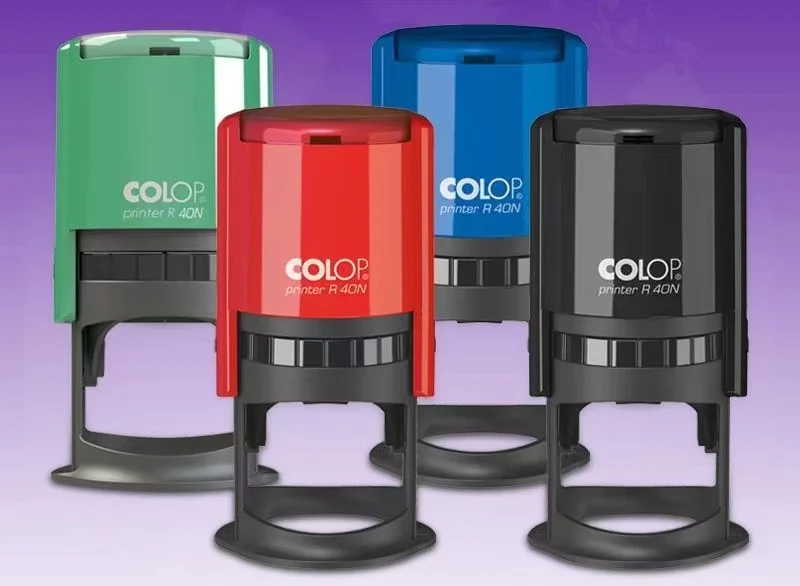 Гравировальные чернила Colop с обратной печатью печать на заказ R30 Круглый осмотр