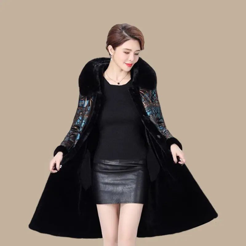 Winter Coat Women Jackets Faux Fur Coats Super Hot Fur Big Fur Collar Hooded Long Top Korean Fashion Harajuku Cheap Wholesale