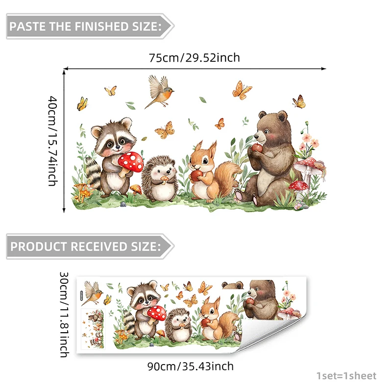 

Настенные наклейки Boho Jungle ПВХ