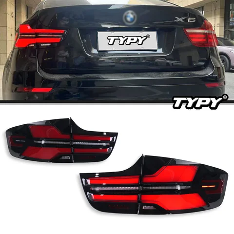 Автомобильные фары TYPY для BMW X6 E71, задний фонарь 2008-2014, светодиодный проектор, фары, дневные ходовые огни, автомобильные аксессуары