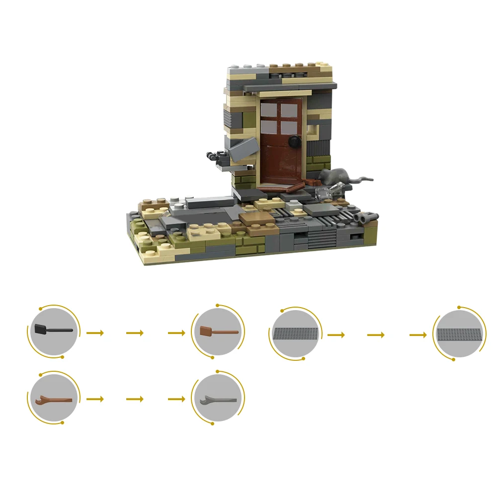 Gobrick MOC TLOU-минимализм-Joel and Elli последняя из США модель из фильма строительные блоки Обучающие игрушки для детей подарок на день рождения (art.: 3920c161711bd) - 3920c161711bd
