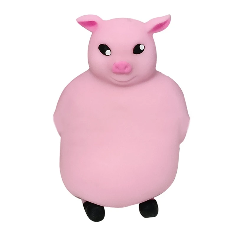 

Мягкая TPR Pink Piggy Декомпрессионная вентиляционная игрушка Животное Fidgets Подарок для детей и взрослых