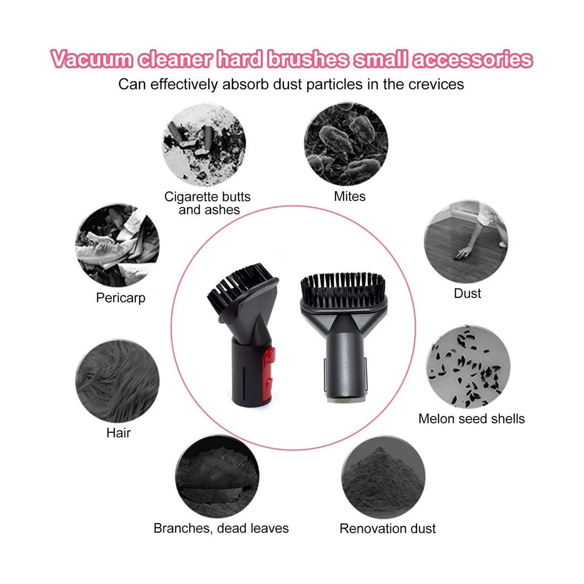 Щетка для пыли без остатков набор аксессуаров пылесоса щетка Dyson V7/V8/V10/V11/V12/V15