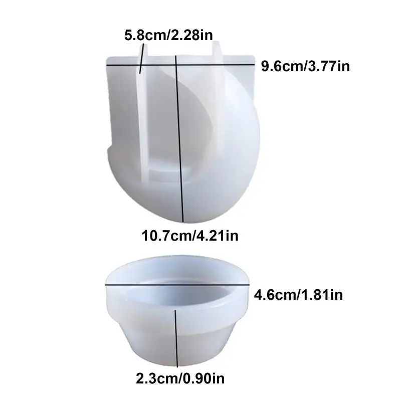 Держатель для свечей в форме Луны силиконовая форма украшений виде полумесяца