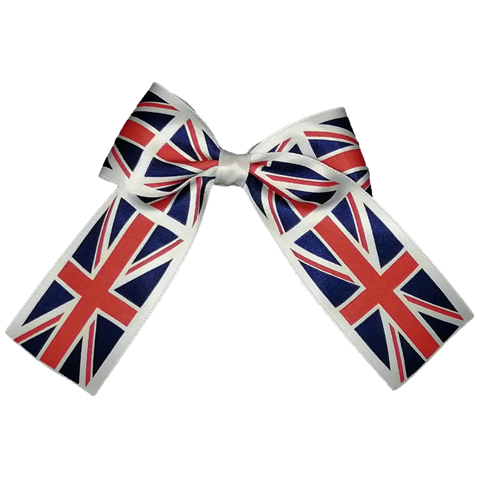 

British Flag Hair Bow Handmade Union Jack Inspired Hair Bow Jubilee Hair Bow Accessory British Fashion