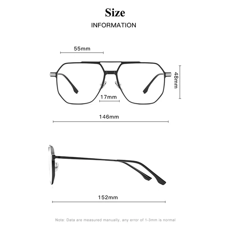 BCLEAR Мужская Женская модная оправа для очков из алюминиево-магниевого сплава