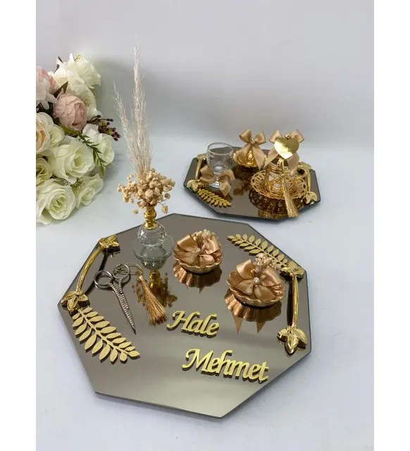 2 шт. поднос для помолвки жениха | Дом и сад